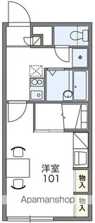 レオパレスGladness Ⅰ【2階】の間取り